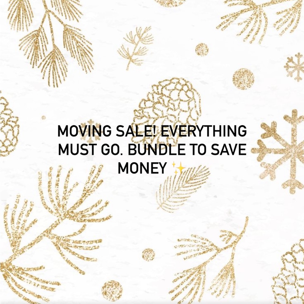 Moving sale ✨